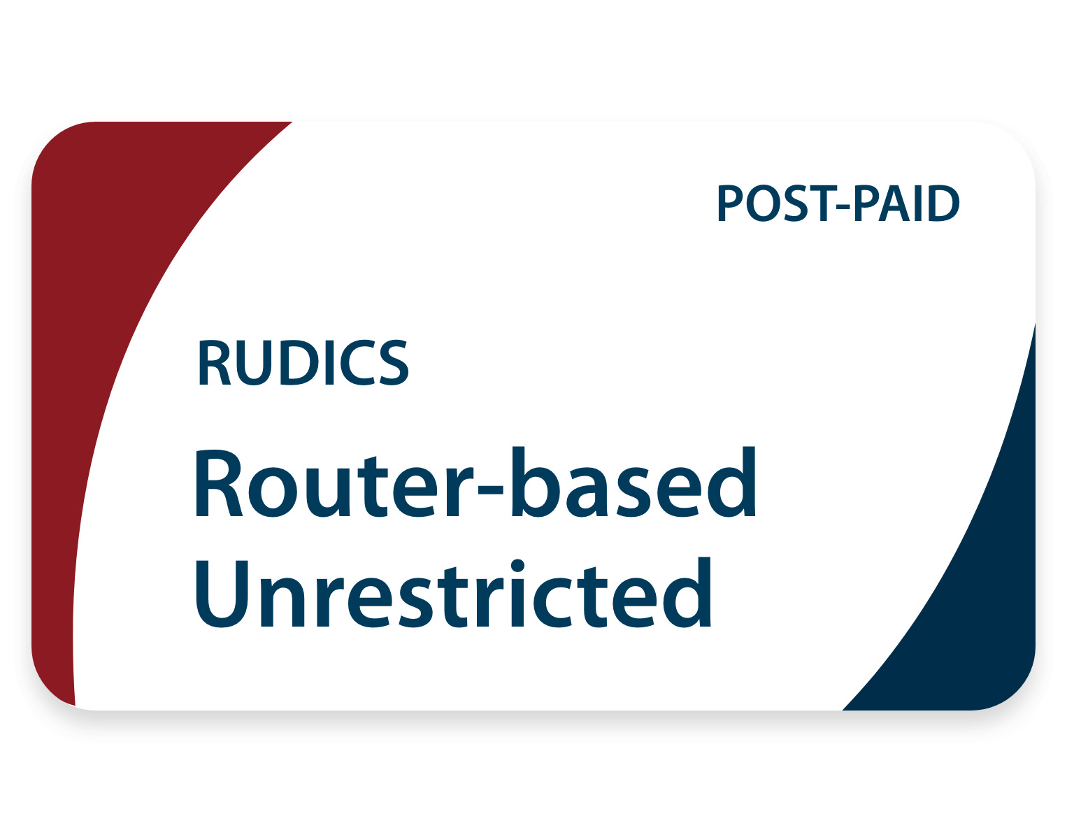 Router-based unrestricted (RUDICS) airtime plan